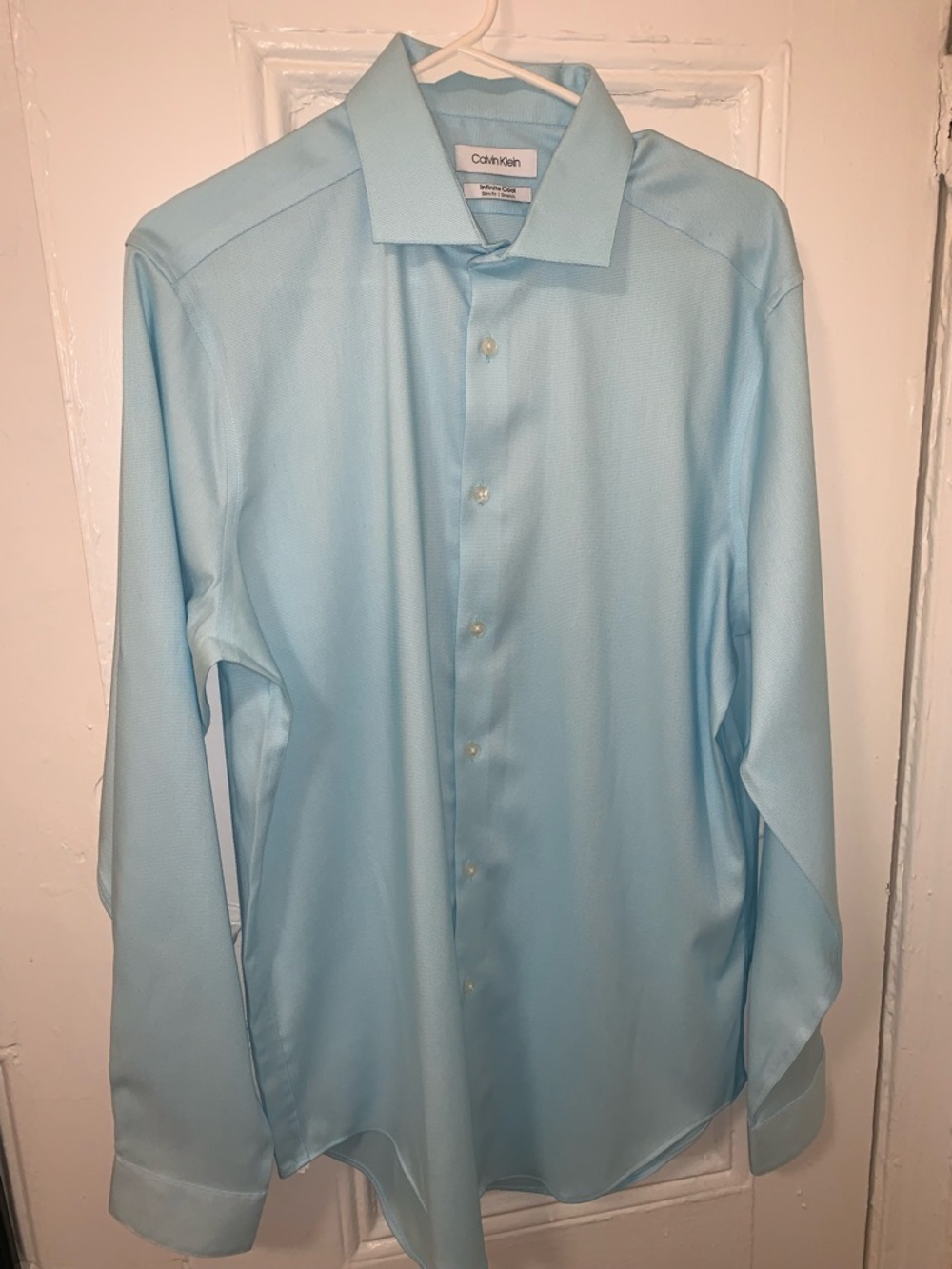 Calvin Klein Men's Sky Blue Dress Shirt